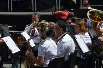 Muestra de artesanía y concierto de la Banda de Música de Telde (Foto Francisco Javier Santana/TA)